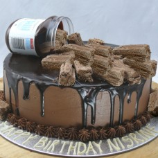 Drip Cake - Flakes with Chocolate 